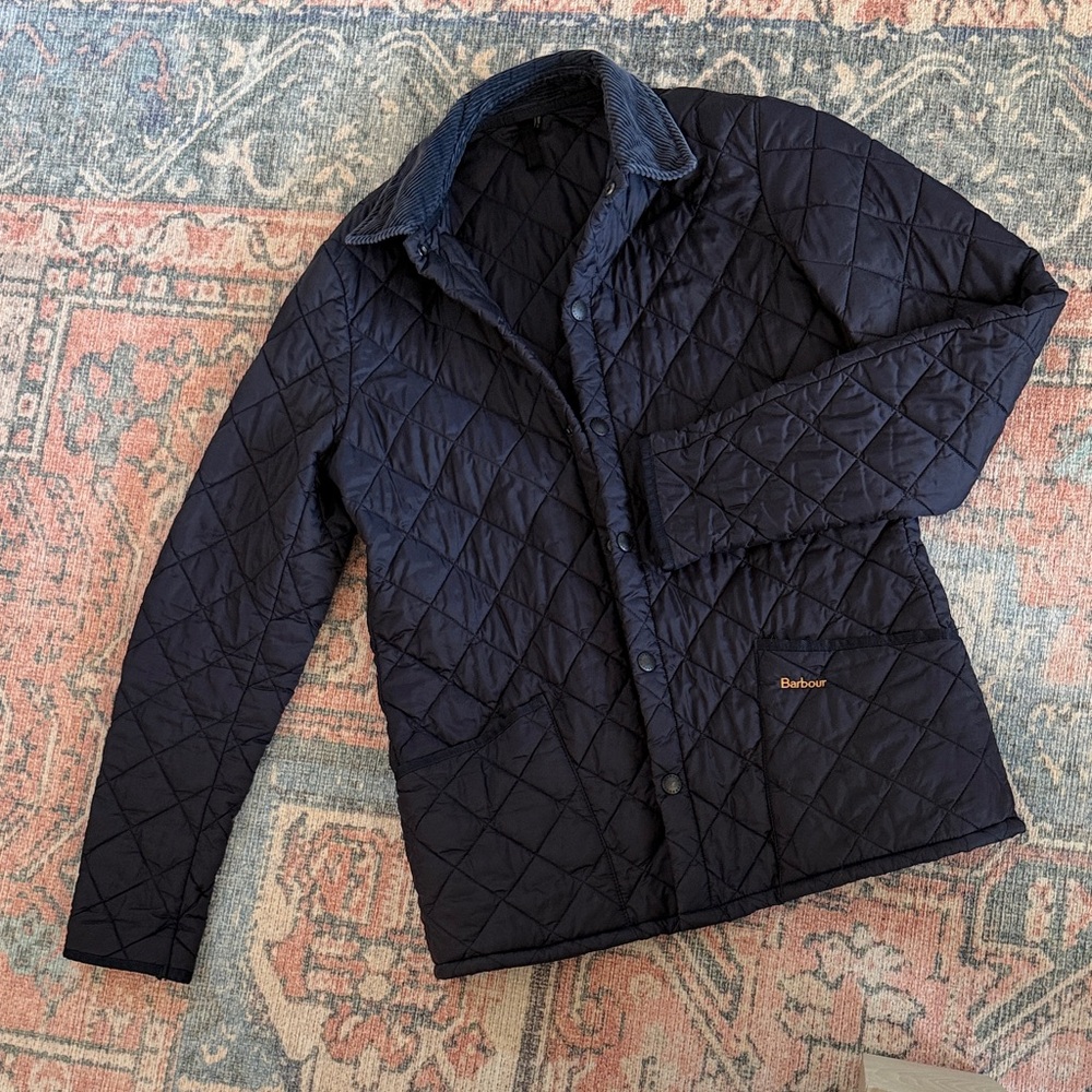 Barbour Men's Navy Quilted Jacket